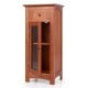 Bathroom Freestanding Storage Cabinet with Single Glass Door