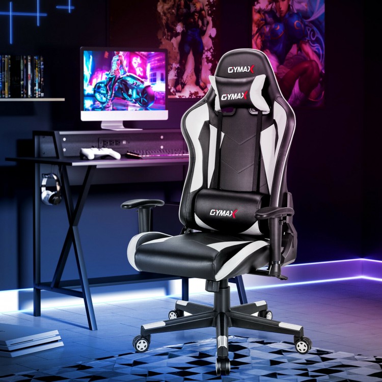 Gaming Chair Adjustable Swivel Racing Style Computer Office Chair