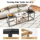 Nesting Coffee Table Set of 3