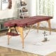 84 Inch Foldable Massage Table with Carrying Bag and Height Adjustable