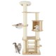 71 Inch Tall Cat Tree Wooden Cat Tower with Cozy Perch Condo Space Capsule