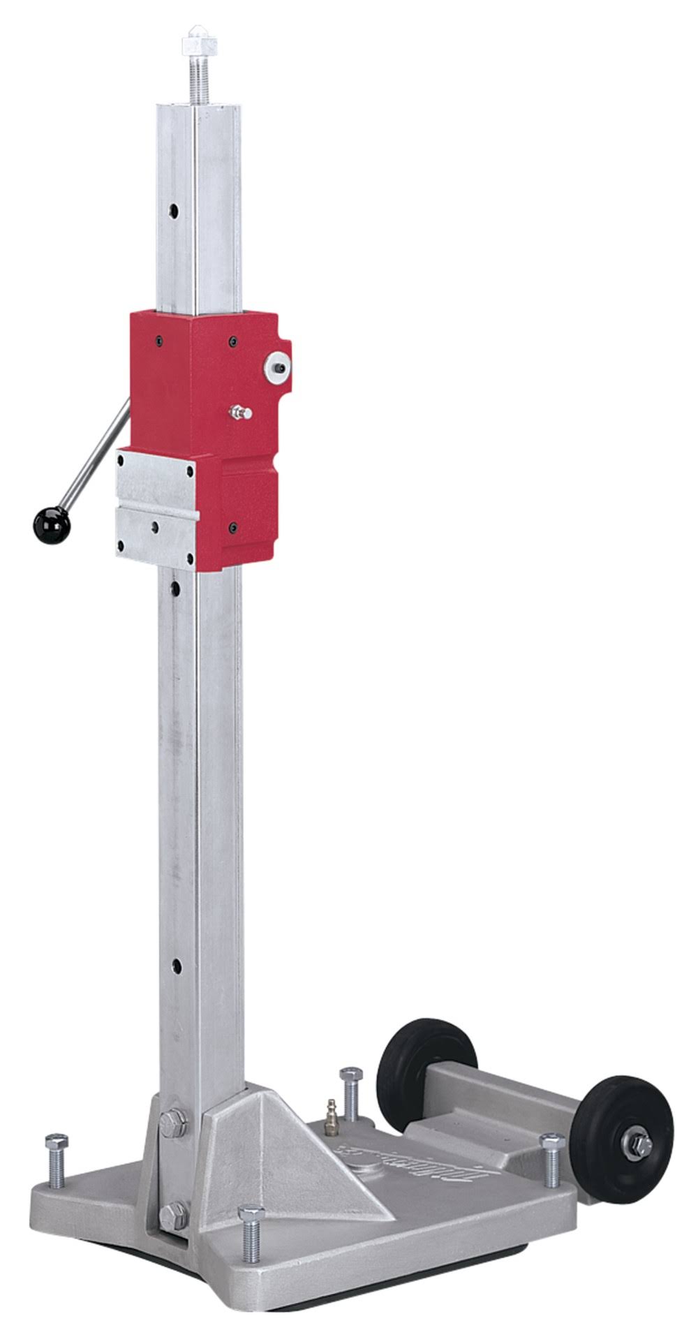 Milwaukee 4120 Diamond Coring Stand, Large Base, Cast Aluminum, 43.5′′ Steel Column, Universal Motor Adapter