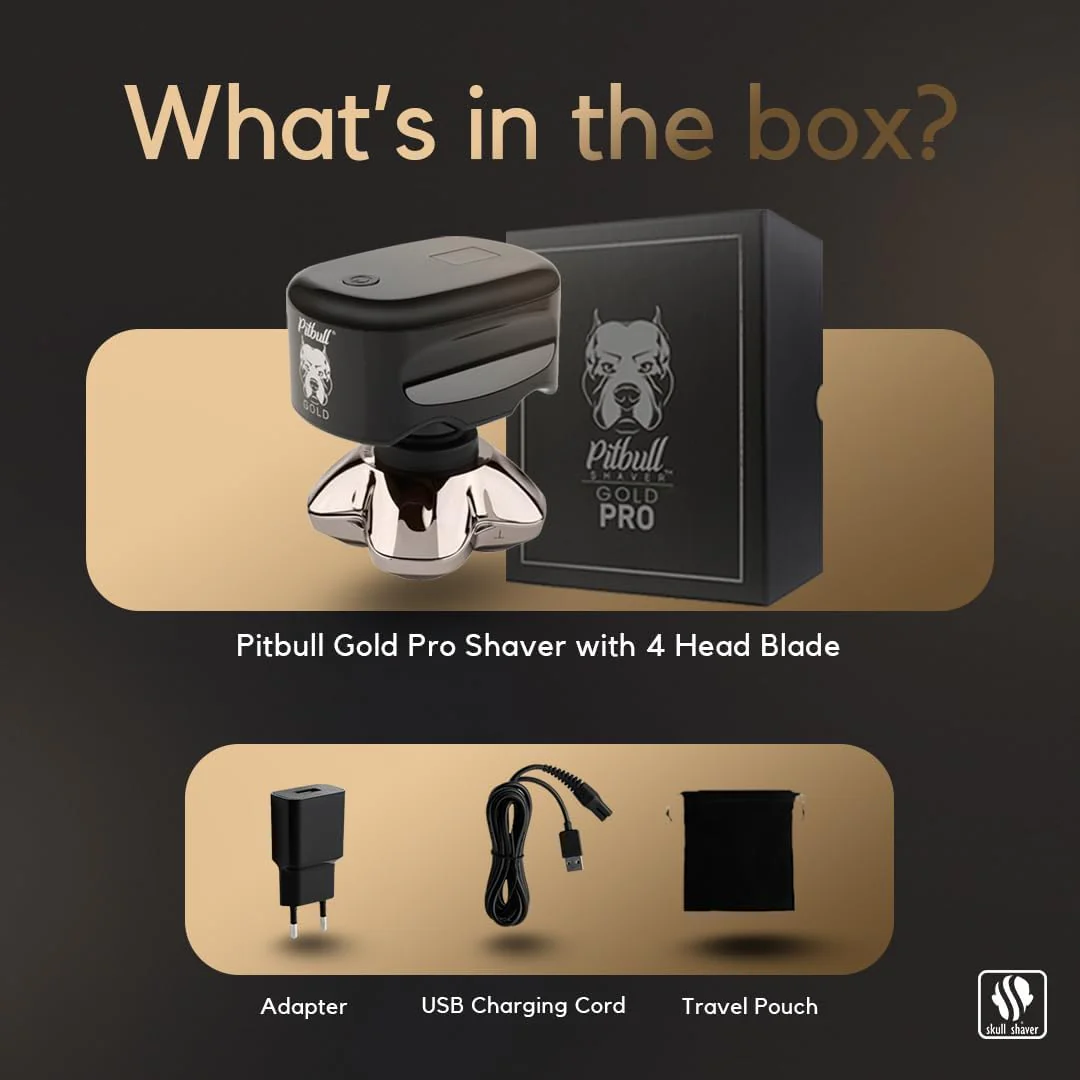 Pitbull Gold PRO Electric Head and Face Shaver