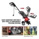 Corded Electric Tiller and Cultivator 9-Inch Tilling Depth