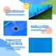 Inflatable Waterslide Bounce House with Upgraded Handrail without Blower