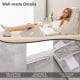 6 Pieces Bed Wedge Pillow Set for Neck Back and Leg Pain Relief