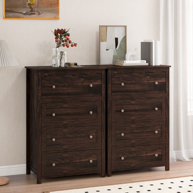 4 Drawer Dresser for Closet Hallway Living Room Nursery