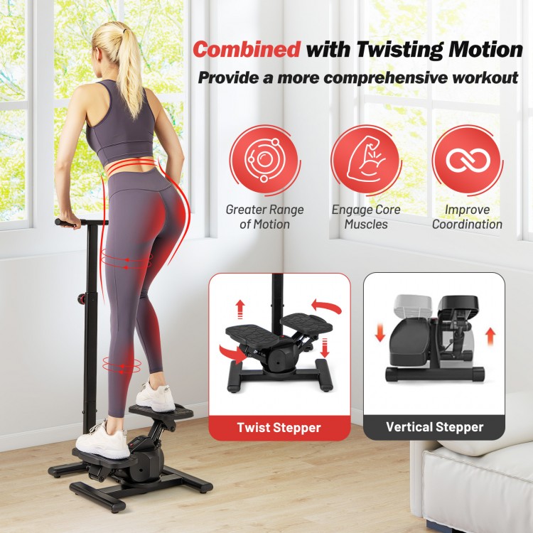Steppers for Exercise Twist Stair Stepper Workout Equipmen