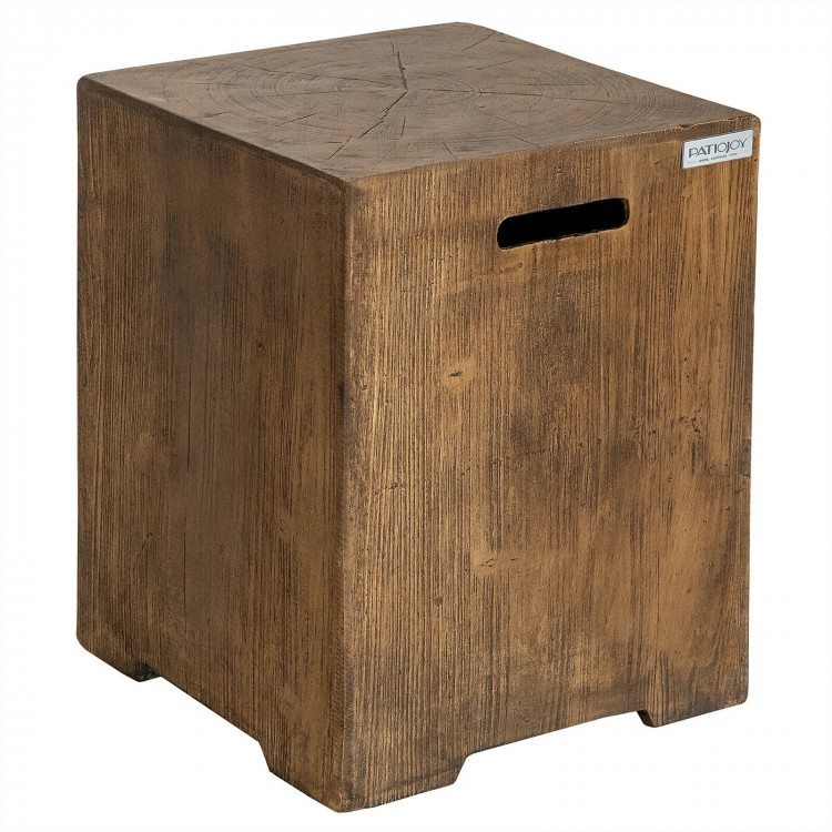 16 Inch Outdoor Hideaway Table Cover for Standard 20 LBS Propane Tank-B