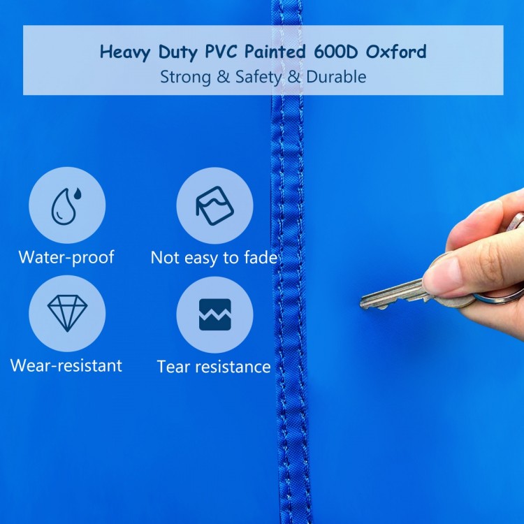 Hippo Inflatable Water Slide Bounce House with 740W Blower