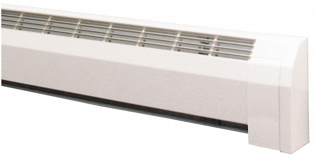 Classic Hydronic Baseboard Heater 4ft, 800 BtuH, White, Aluminum & Copper, Model CLCU75-4