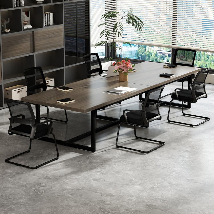 Office Chair No Wheels Ergonomic Conference Chair with Mesh Back