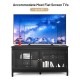 50 Inch Modern Wood Large TV Stand Entertainment Center for TV