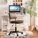PU Leather Adjustable Office Chair Swivel Task Chair with Backrest