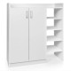 Freestanding Shoe Cabinet with 3-Postition Adjustable Shelves
