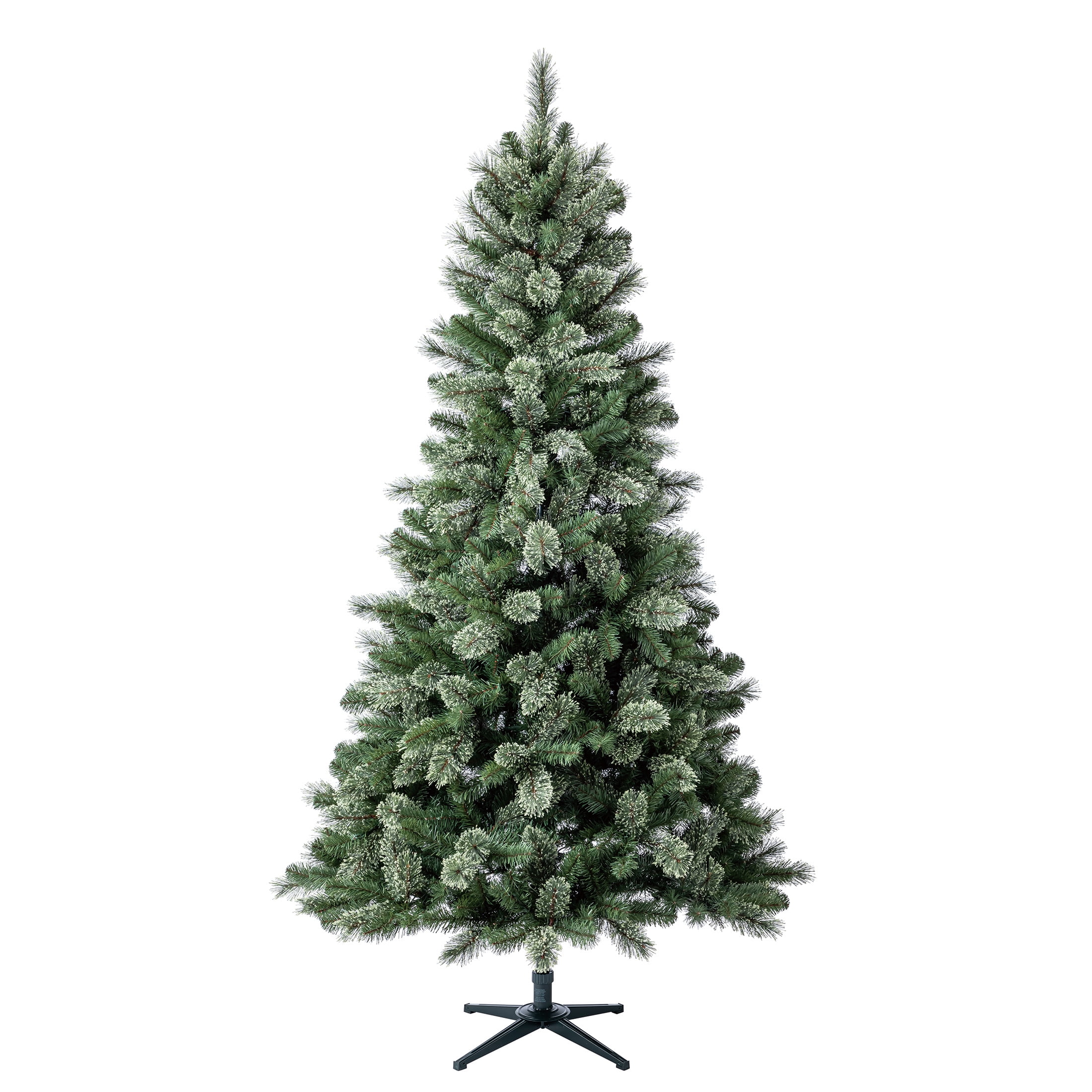 Holiday Time 7.5 ft Pre-Lit Liberty Cashmere Pine Artificial Christmas Tree, 300 LED Lights, Green