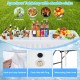 5 FT Folding Ice Cooler Table with Double Sinks for Camping Party Picnic Wedding
