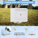 5 FT Folding Ice Cooler Table with Double Sinks for Camping Party Picnic Wedding