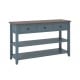 50 Inch Entryway Table Narrow Long Sofa Table with Drawers and Shelves