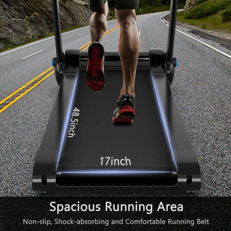 2.25HP Folding Treadmill with Bluetooth Speaker