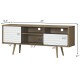 Mid-Century Modern TV Stand for TVs up to 65 Inch with Storage Shelves