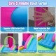 Inflatable Bounce House 4-in-1 Kids Princess-themed Bouncer Blow-up Bouncy Castle