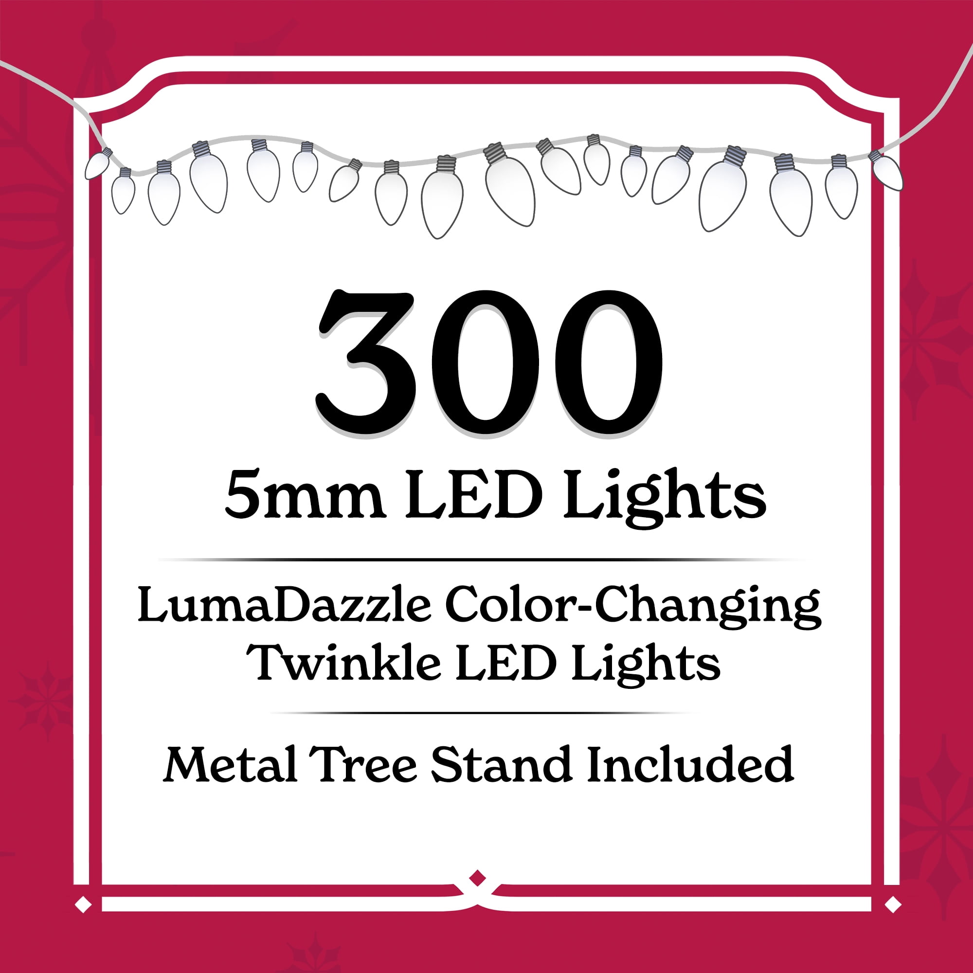 Holiday Time 6.5′ Windham Spruce Artificial Christmas Tree, Pre-Lit with Clear LED Lights, 936 Tips, Green