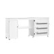 Folding Large Sewing Table Storage Shelves and Lockable Casters