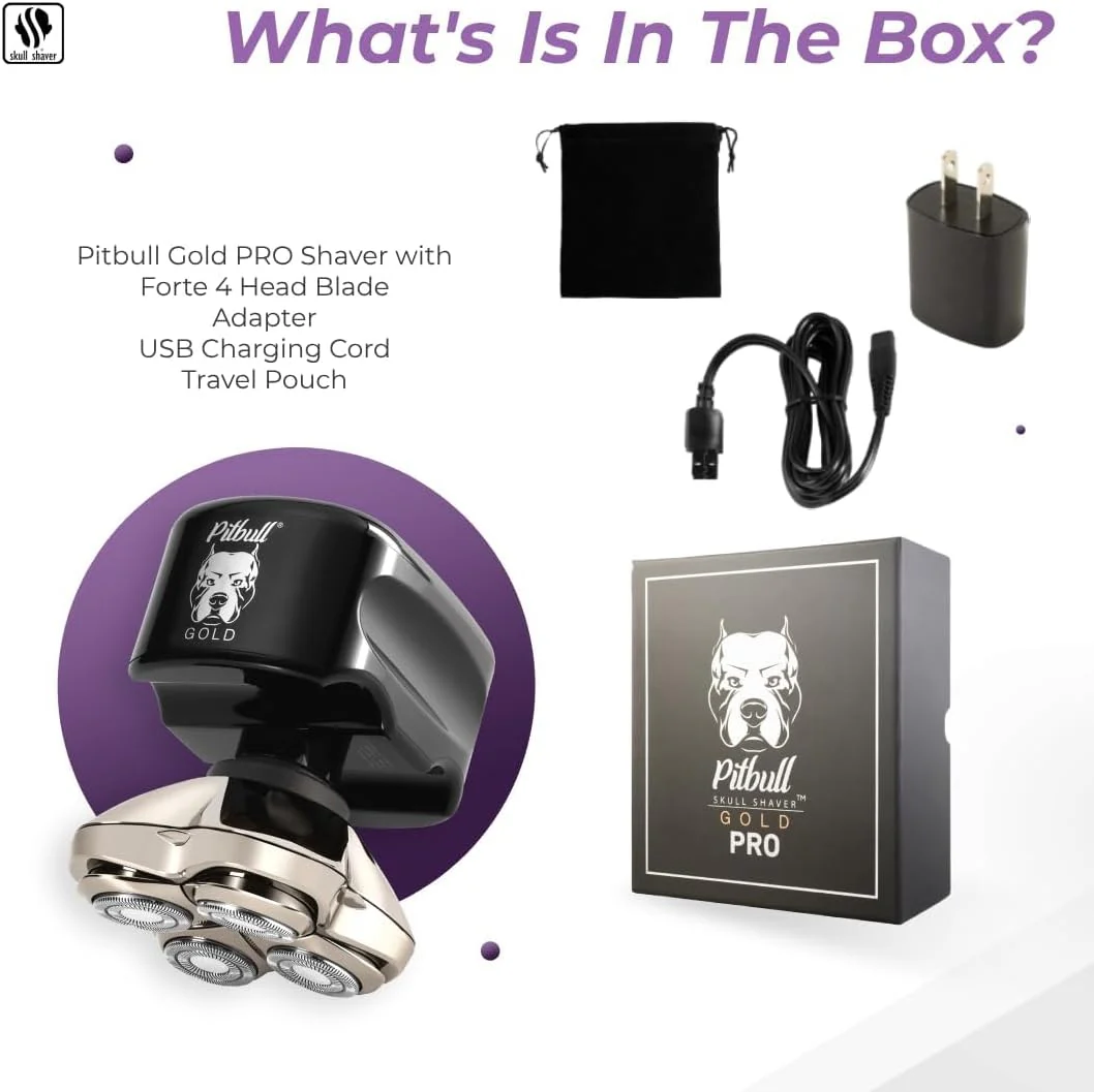 Pitbull Gold PRO Electric Head and Face Shaver