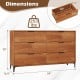 6-Drawer Dresser with Interlock System for Bedroom Living Room
