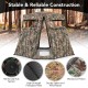 360° One Way See Through Ground Hunting Blind for Deer and Turkey Hunting