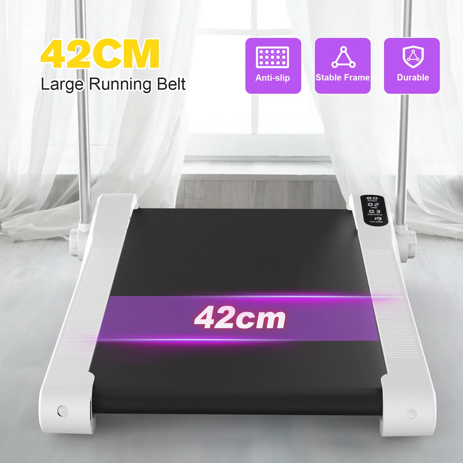 Treadmill Compact Walking Pad White