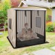 Wooden Sandbox with Canopy for Children 3+ Years Old