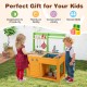 Outdoor Mud Kitchen Playset for Girls and Boys 3+ Years Old