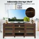 TV Stand Entertainment Center for TVs up to 65 Inch with Storage Cabinets