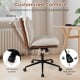 Armless Home Office Chair with Rocking Backrest