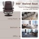 360° Swivel Recliner Chair with Ottoman