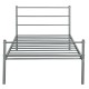 Twin Size Metal Bed Frame Platform with Headboard