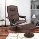 360°Swivel Massage Recliner Chair with Ottoman