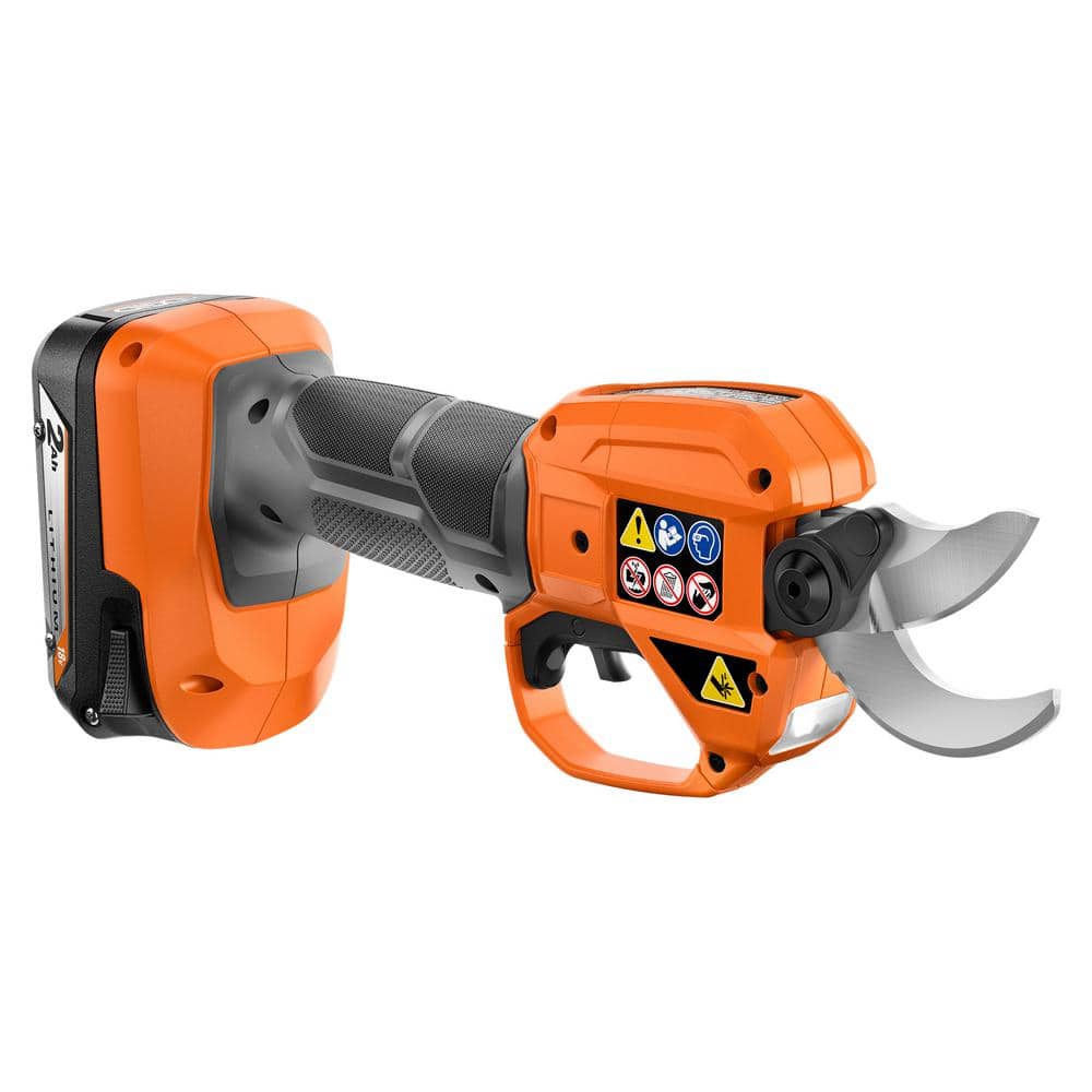 18V Brushless Cordless Battery Pruner with 2.0 Ah Battery and Charger R01301K