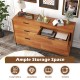 6-Drawer Dresser with Interlock System for Bedroom Living Room