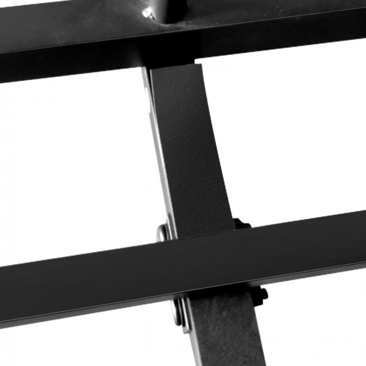 Full/Queen Industrial Bed Frame with Rustic Headboard and Footboard