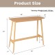 48 Inch Bamboo Bar Table High Top Console Dining Pub Table