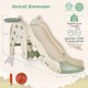 4-in-1 Toddler Slide Kids Play Slide with Cute Elephant Shape