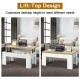 Lift Top Coffee Table with Hidden Storage Compartment