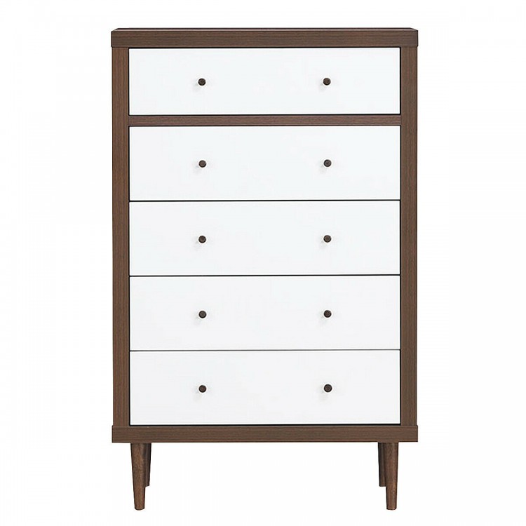 Antique-Style Free-Standing Dresser with 5 Drawers