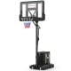 Portable Basketball Hoop with 4.6 to 10 Feet 10-Level Height Adjustable