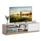 63 Inch TV Stand with Push-to-Open Door Cabinet for TVs up to 75 Inch