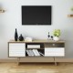 Mid-Century Modern TV Stand for TVs up to 65 Inch with Storage Shelves