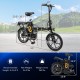 Folding Electric Bicycle with 500W Brushless Motor and Dual Disk Brakes